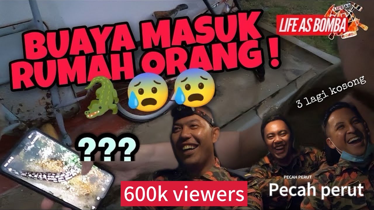 ‼️BANG DIA MASUK DALAM RUMAH PULAK.. LAJU DIA LARI.. BUAYA MASUK RUMAH ORANG ? WAZE ITU PENTING