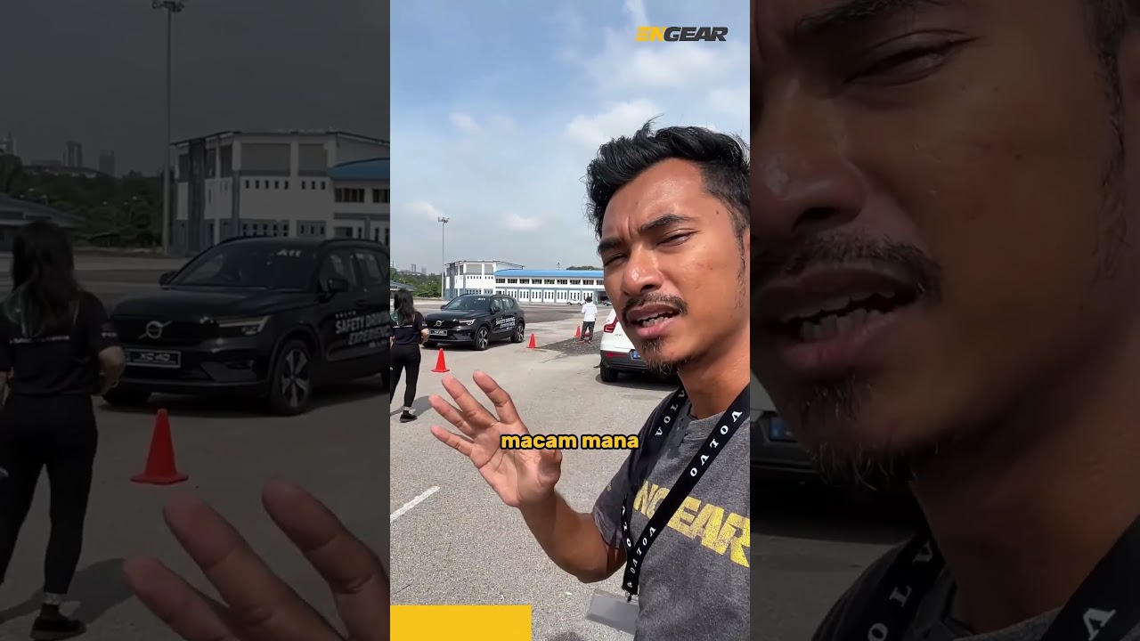 #Volvo haritu jemput kita untuk join Safety Driving Experience #engeartv #malaysia #shorts