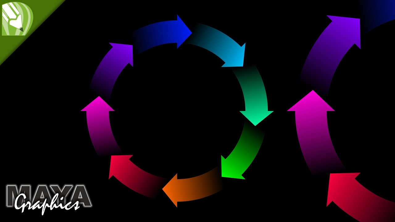 Arrow designing in coreldraw | How to create arrows using circle | Coreldraw tutorials