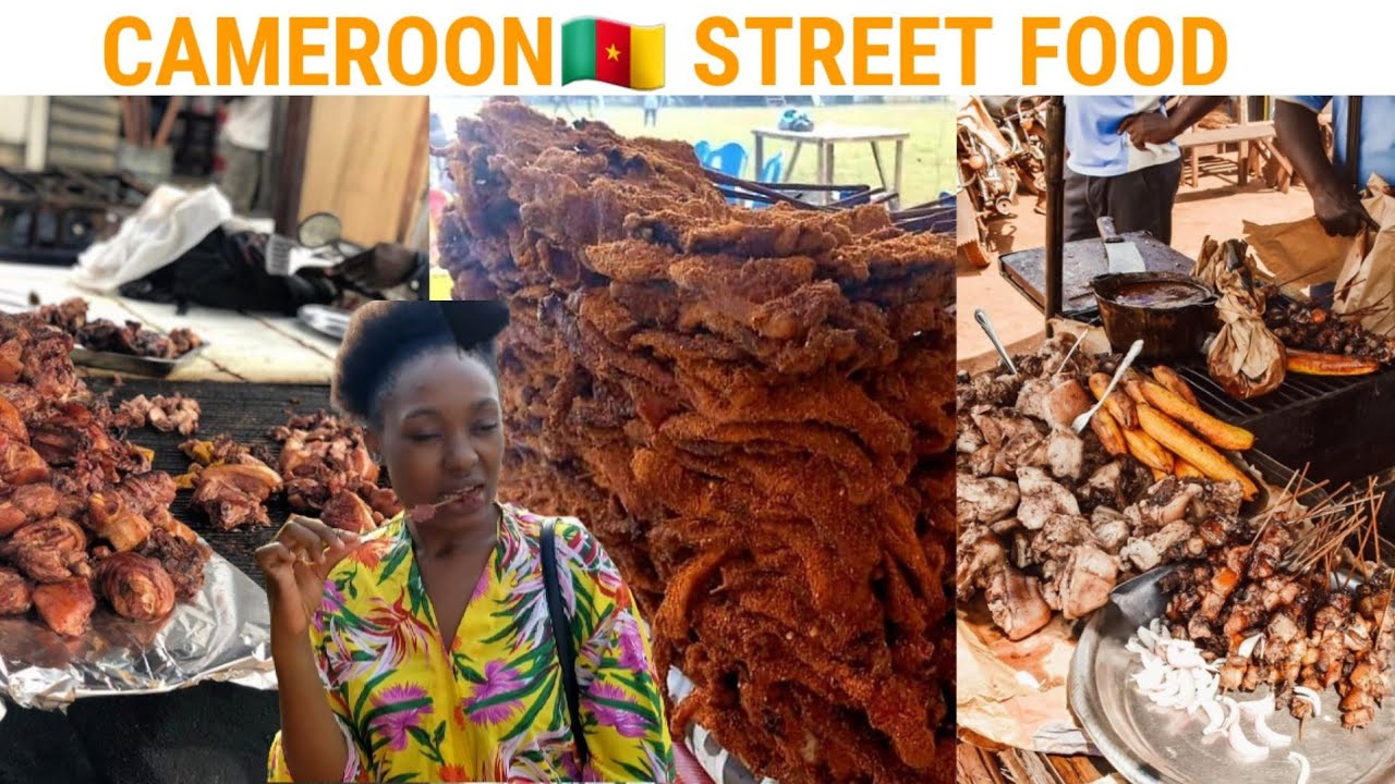 CAMEROON STREET FOOD 🇨🇲( AFRICAN STREET FOOD)