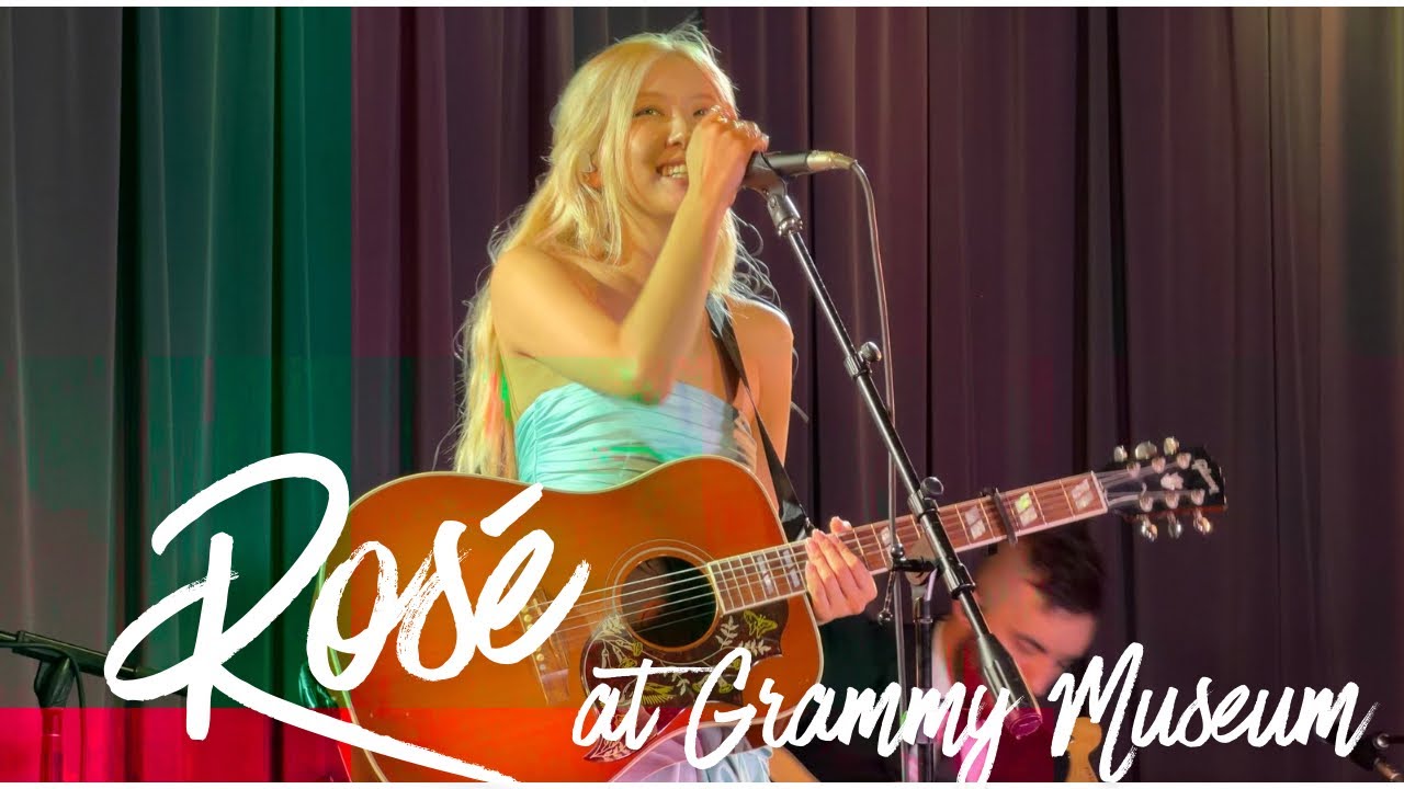 BLACKPINK ROSÉ 로제 Full Performance at the Grammy Museum LA 12-04-25