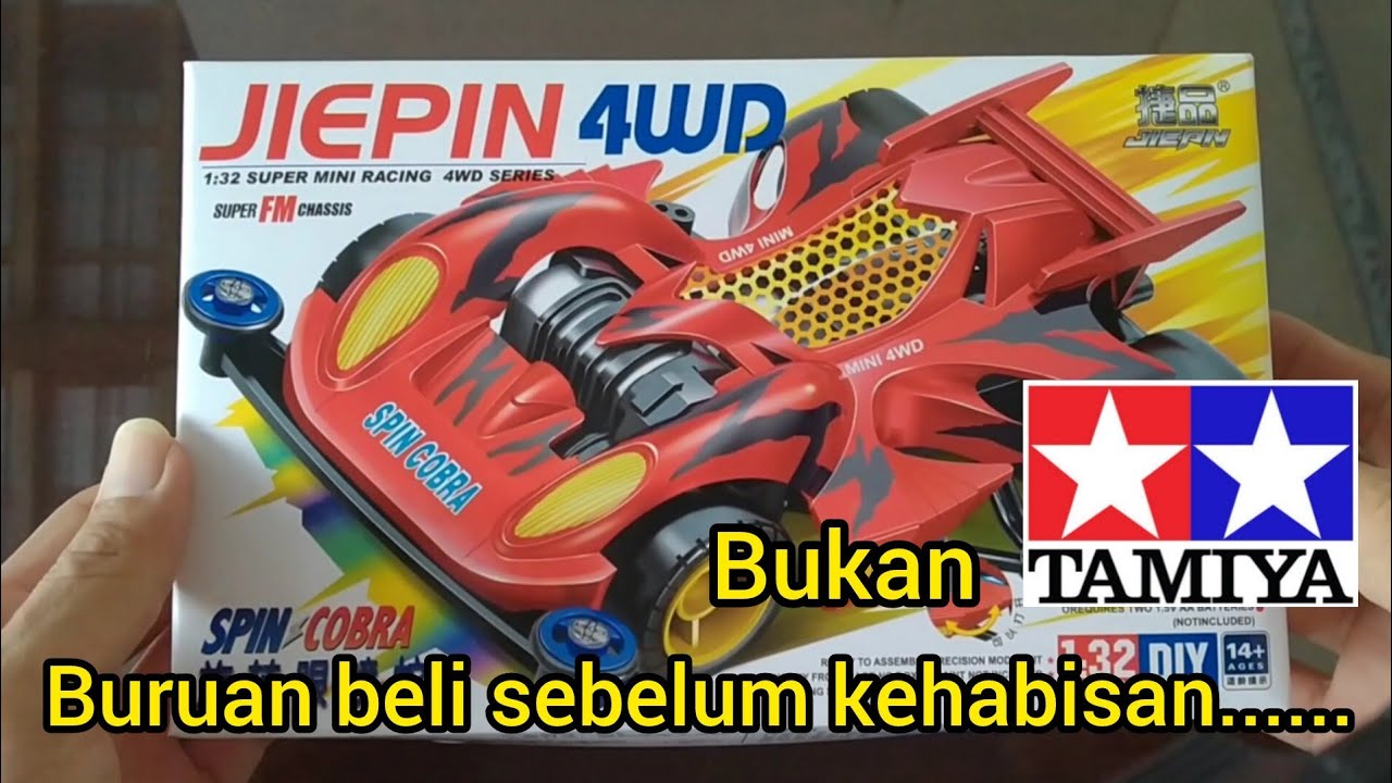  review mini 4wd JIEPIN spin COBRA SFM CHASSIS #ミニ四駆 #迷你四驅車 #mini4wd #mini4wdindonesia  