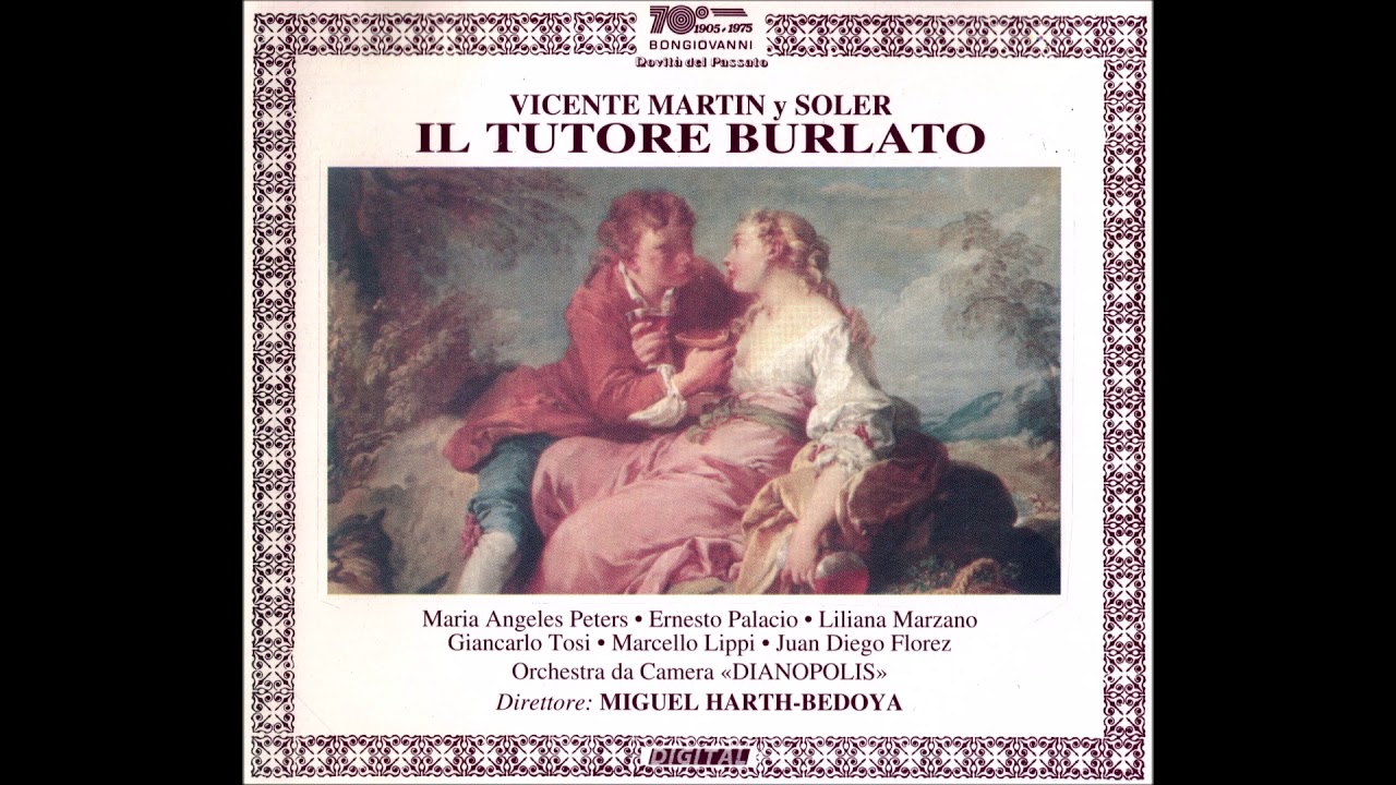 IL TUTORE  BURLATO. VICENTE MARTIN Y SOLER. (Miguel Hart-Bedoya, dir)