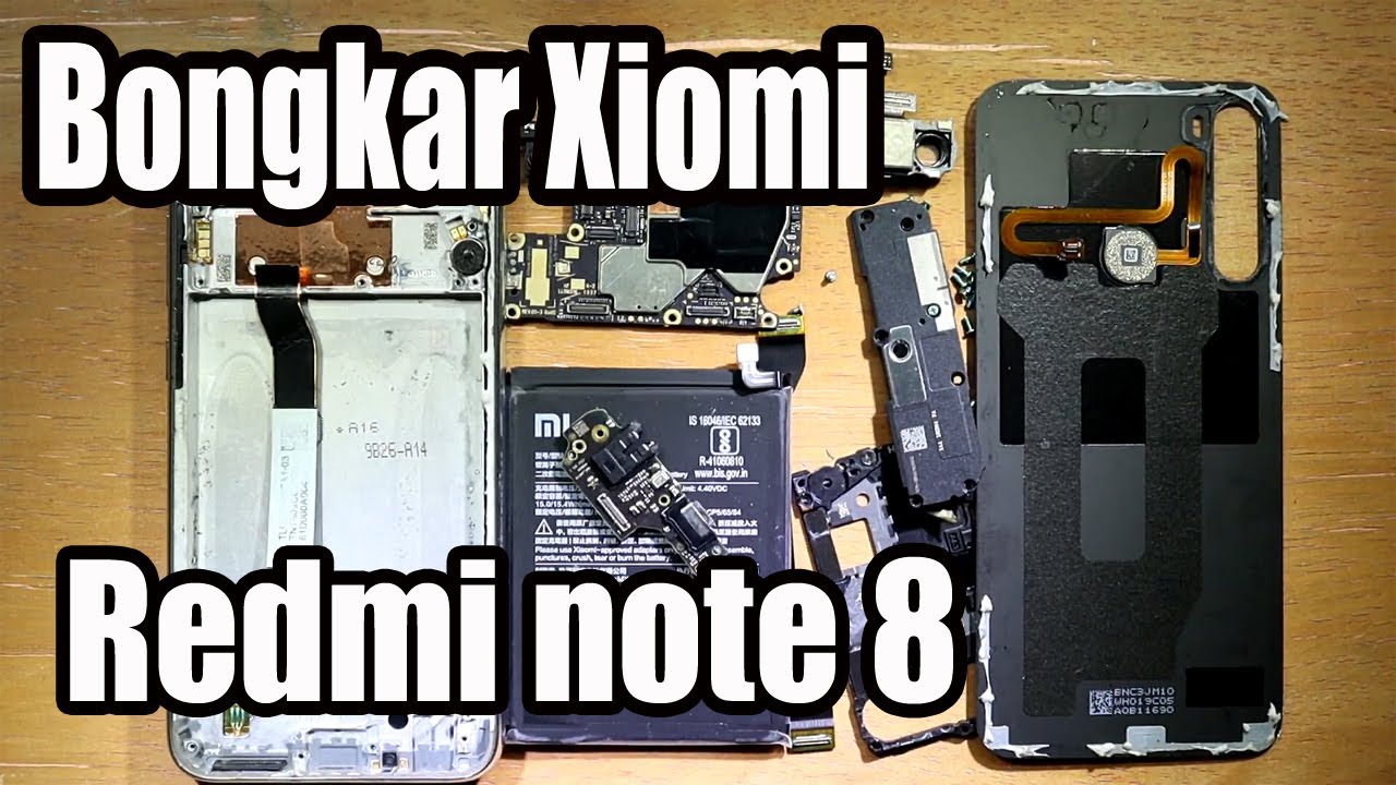 Как правильно и быстро разобрать Xiaomi Redmi Note 8