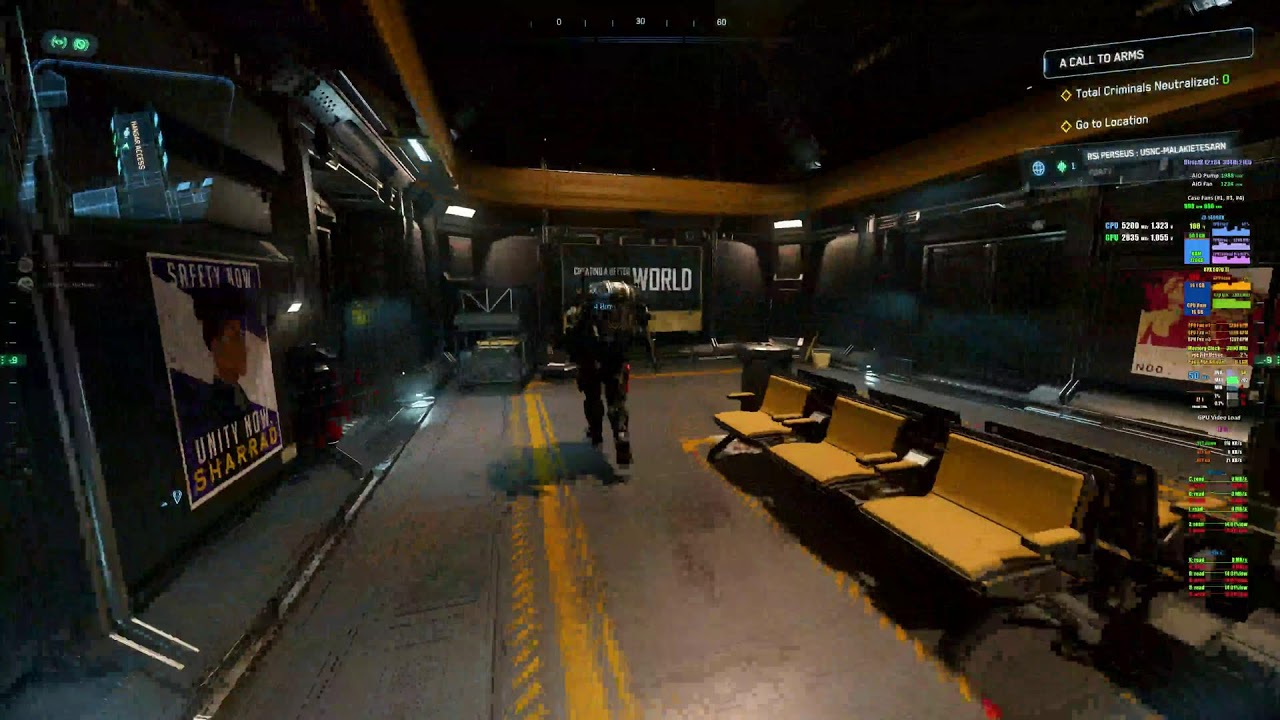 Star Citizen - doing various things