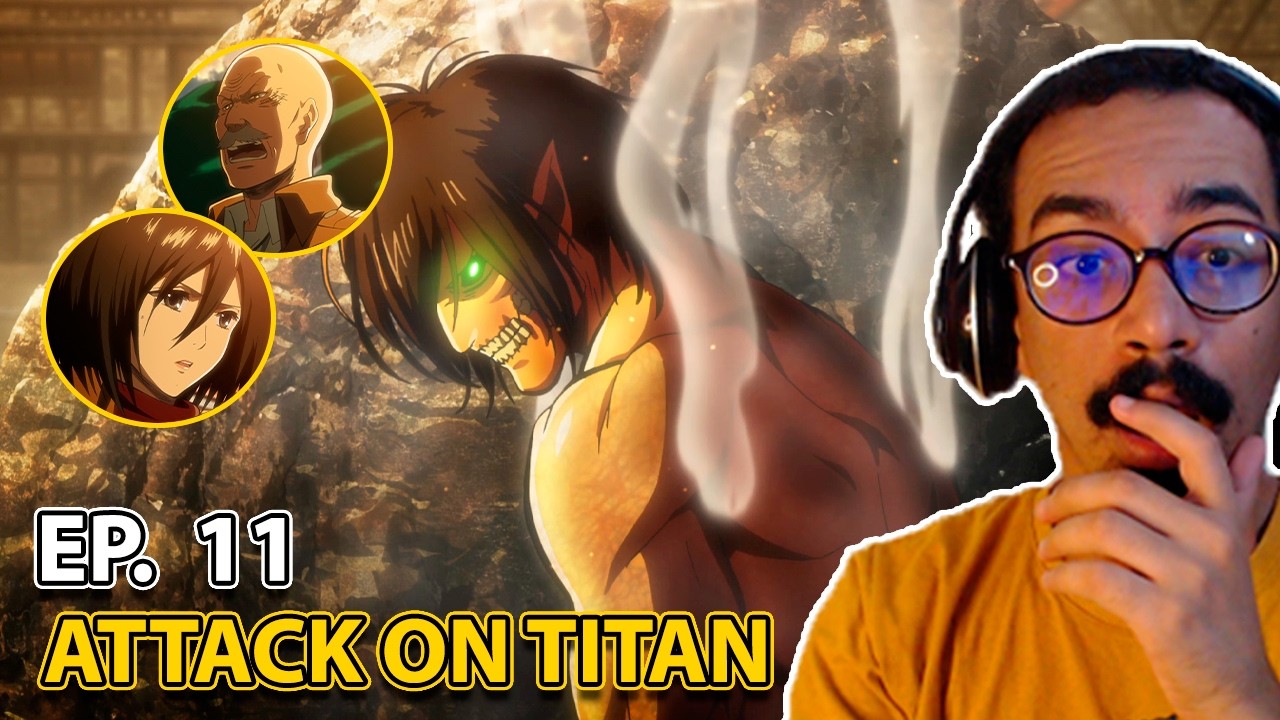 O EREN É A ÚLTIMA ESPERANÇA PARA RETOMAR TROST – React Attack On Titan EP. 11