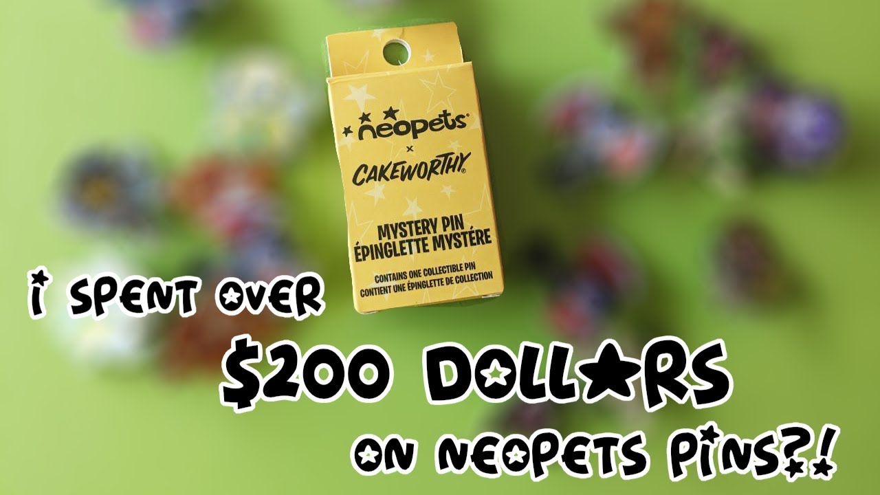 Neopets Faerie Blind Box Pins Unboxing