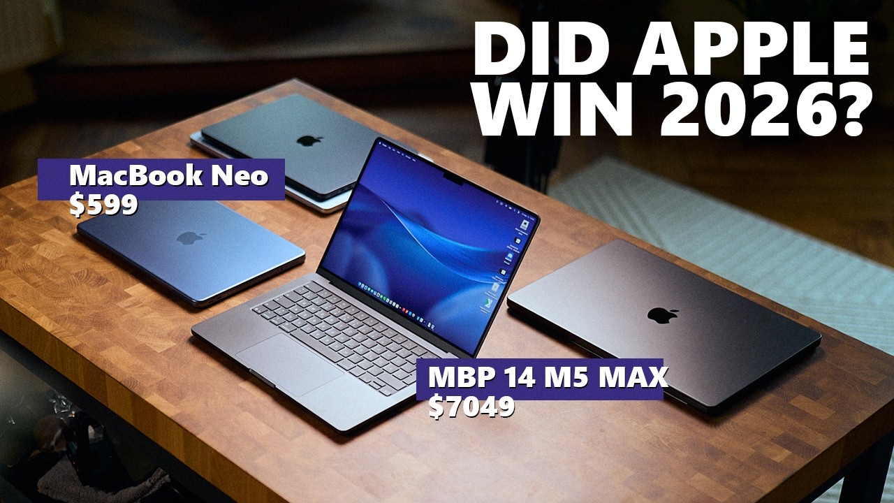 Apple's 2026 Macbook (Pro/Air/Neo) line-up - from super cheap to simply unobtainable!