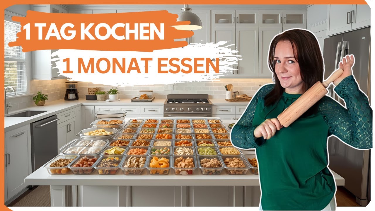 VORKOCHEN für 30 Tage - Meal Prep XXL - Freezer Meals deutsch