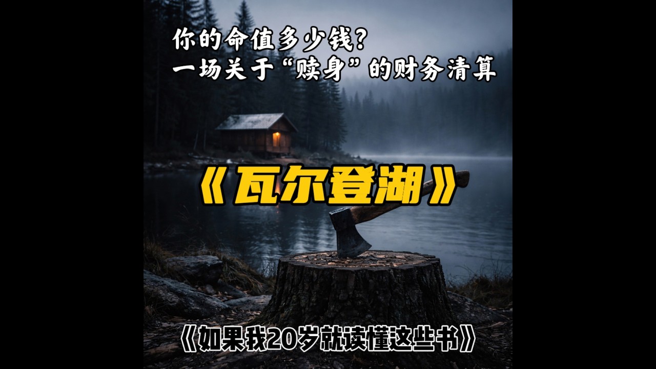换一个角度解读《瓦尔登湖》：你的生命值多少钱？一场关于“赎身”的财务清算