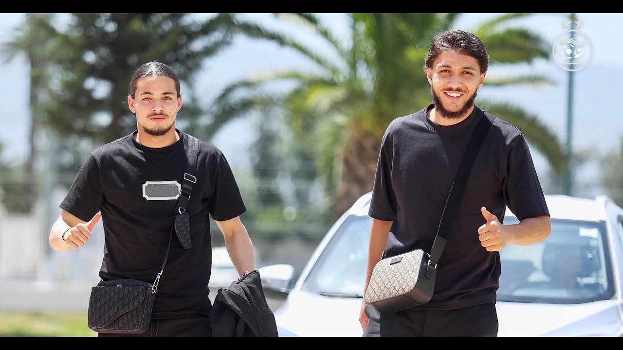 أجواء التحاق  اللاعبين بتربص المنتخب الوطني الجاري بمركز سيدي موسى
