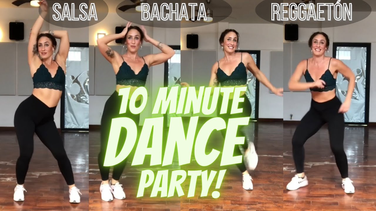 10 Minute Lunch Break Dance Party! Bachata, Salsa, & Reggaetón