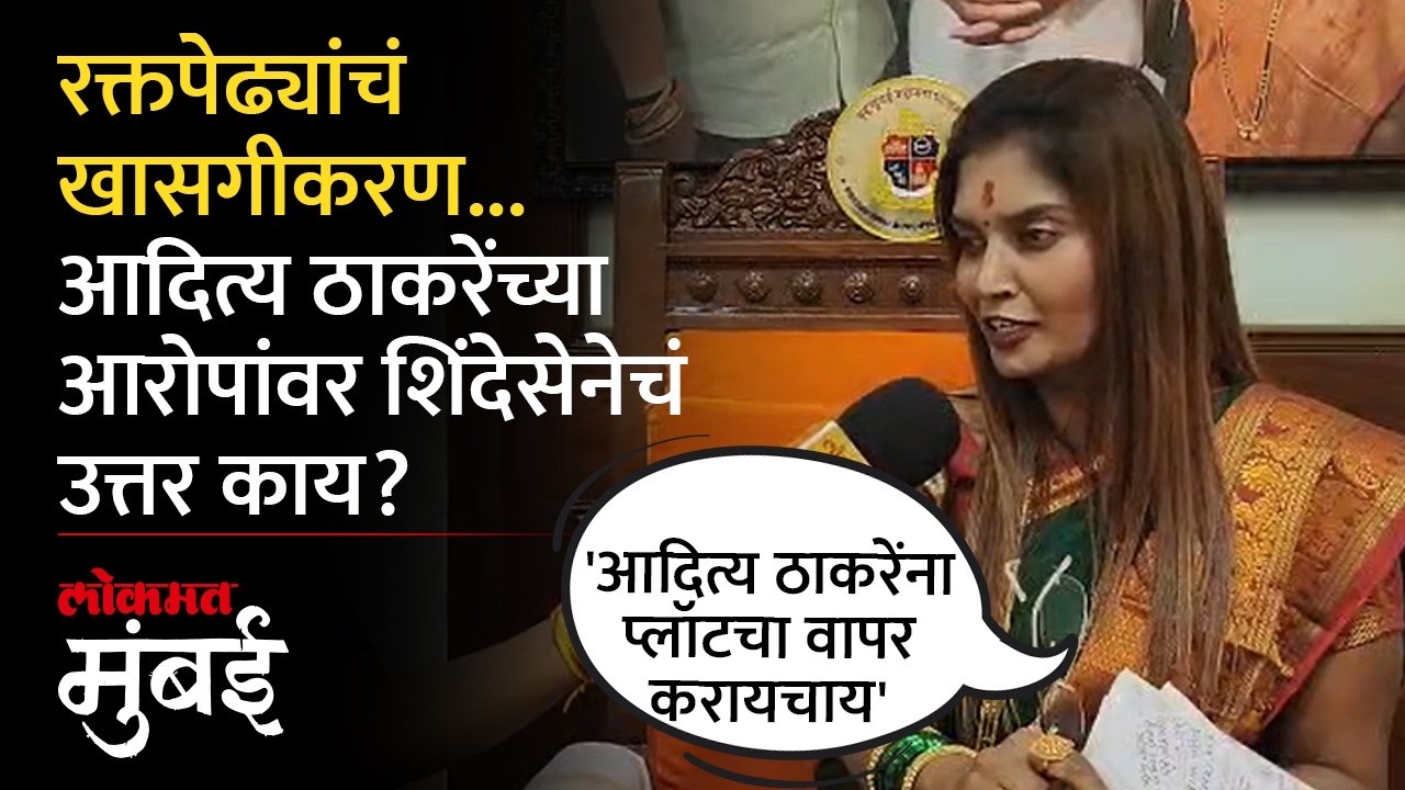 Are blood banks being privatized? What did the chairperson of the reform committee say about Aditya Thackeray's allegations?