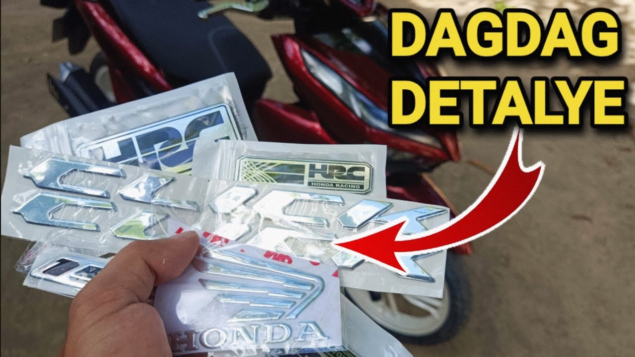 Pang pormang Emblem para sa ating Motor | Honda Click | Moto Arch