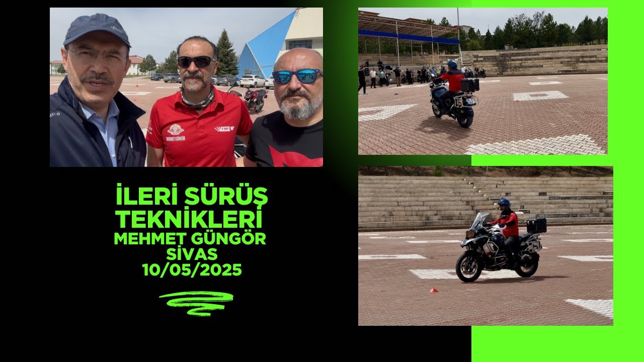 🔥 Sivas’ta İlk Kez!                                   İleri Teknik Motosiklet Eğitimi