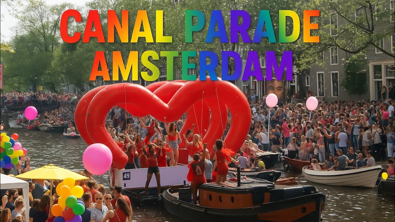 Amsterdam Pride  🏳️‍🌈 | Feestelijke sfeer & kleurrijke botenparade!