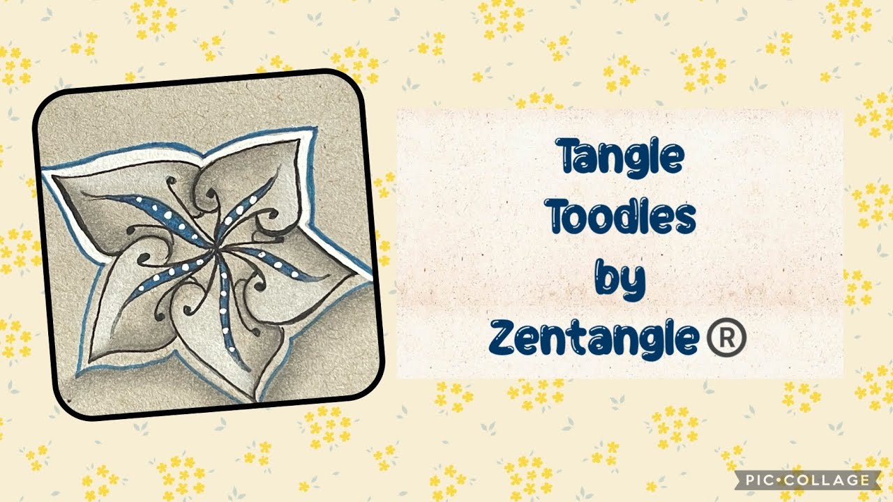 Tangle Toodles by Zentangle®️ Zentangle patterns, tangles, Zentangle Inspired art