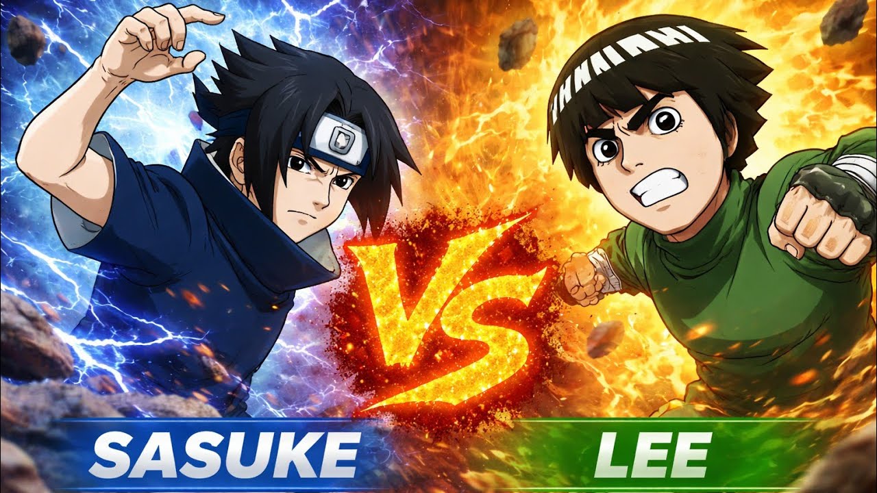 Sasuke vs Rock Lee 🔥 Epic Battle | Naruto Shippuden Ultimate Ninja Storm Gameplay
