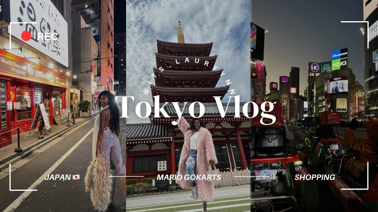 Tokyo 2025: A Black Girl’s Adventure in Japan | Mario street kart + Shibuya Sky/crossing+ Kobe Beef