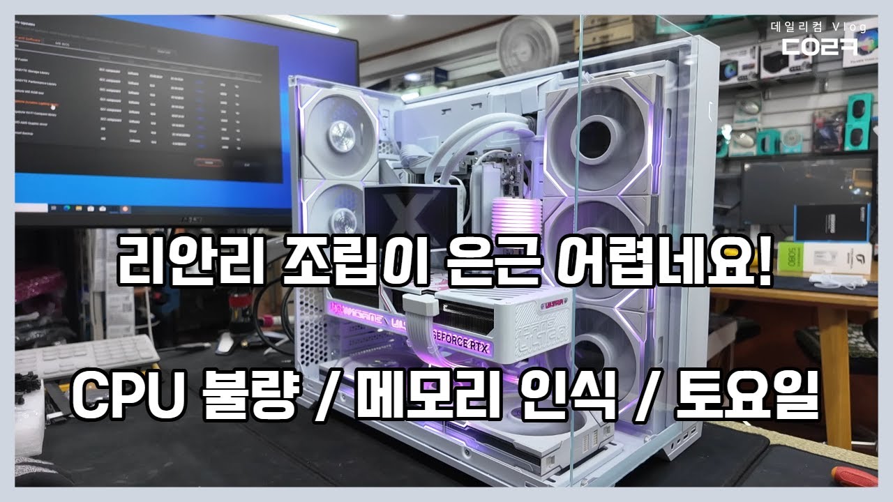 22일 토요일 난 CPU 불량이라고 생각해! 넌 아니라고 생각해?! (+_+)? 그럼 어떻해?! | 라이젠 7800X3D