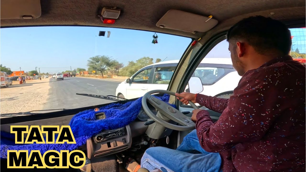 Driving TATA MAGIC On Highway POV