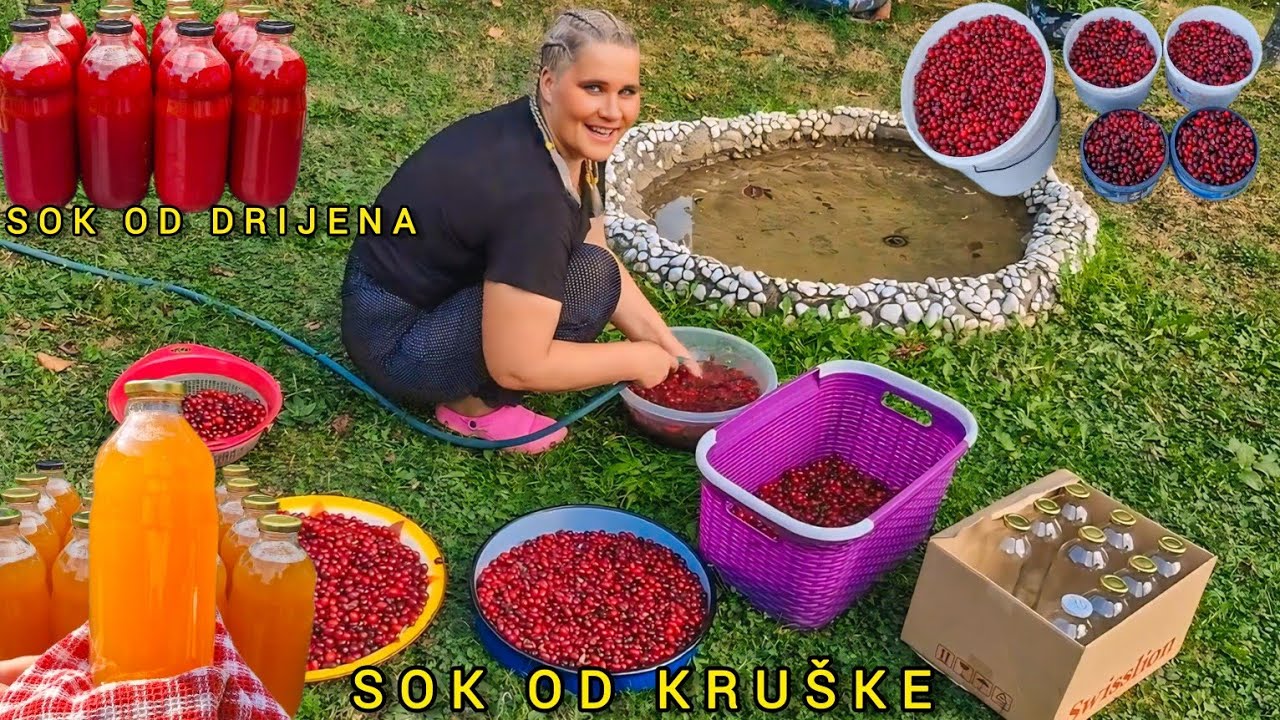 PREKO 350 LITARA SOKA SAM NAPRAVILA, DOSTA ZA OVU GODINU❤️