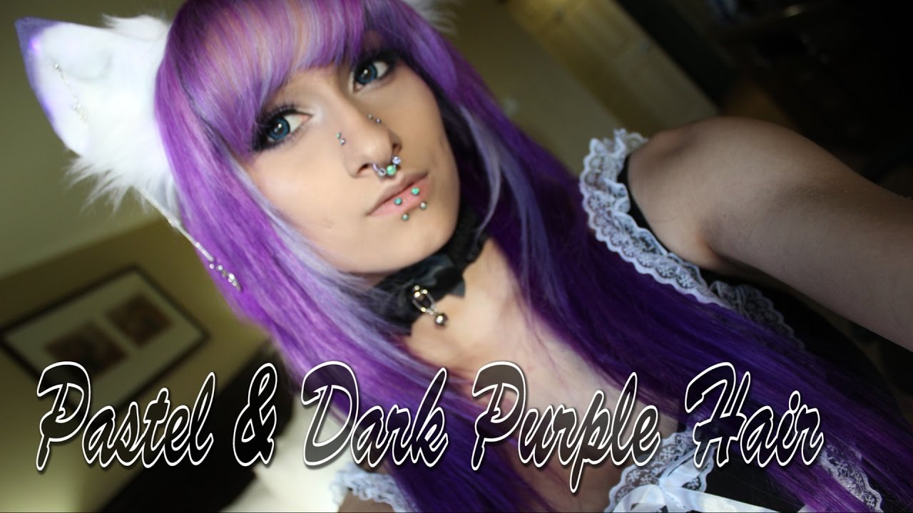 Pastel & Dark Purple Hair! ^-^