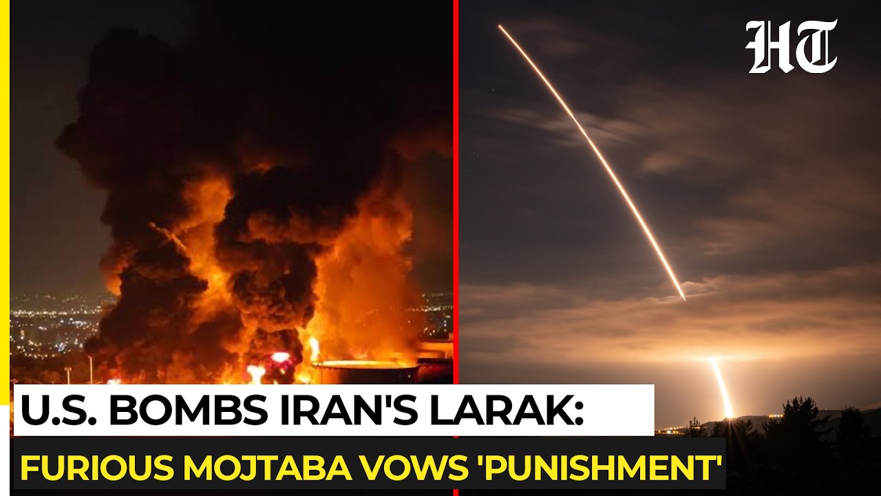 Mojtaba Fumes, Vows To Punish USA After Trump Bombs Iran's Larak Island | IRGC,Hormuz,Kharg,Gulf