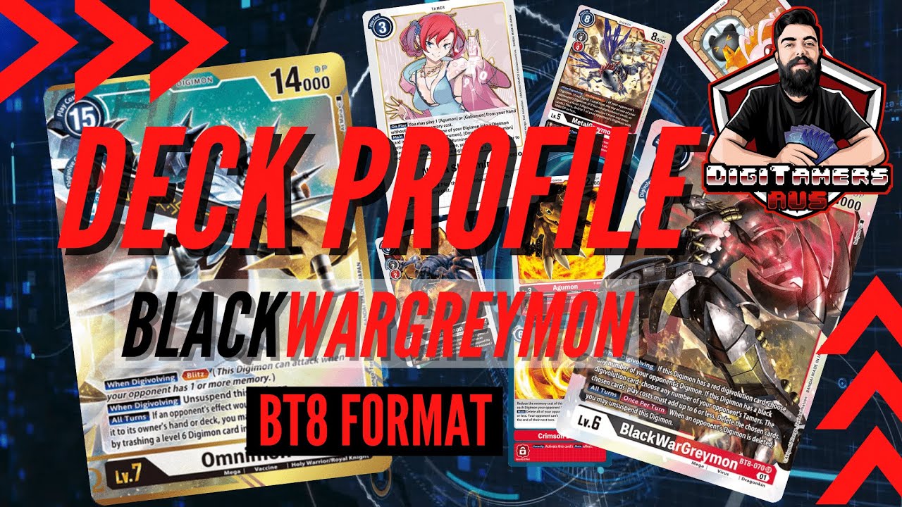 Digimon TCG | BT8 BlackWargreymon Deck Profile (In Depth Guide) | Digimon Card Game (BT8 Format)