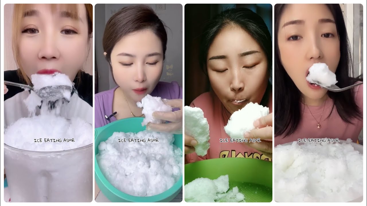 [ASMR] FREEZER FROST EATING & vriezerfrost & ICE MUKBANG & ЯДЕНЕ С ЛЕД & ICE EATING & BUZ YEMEK 3