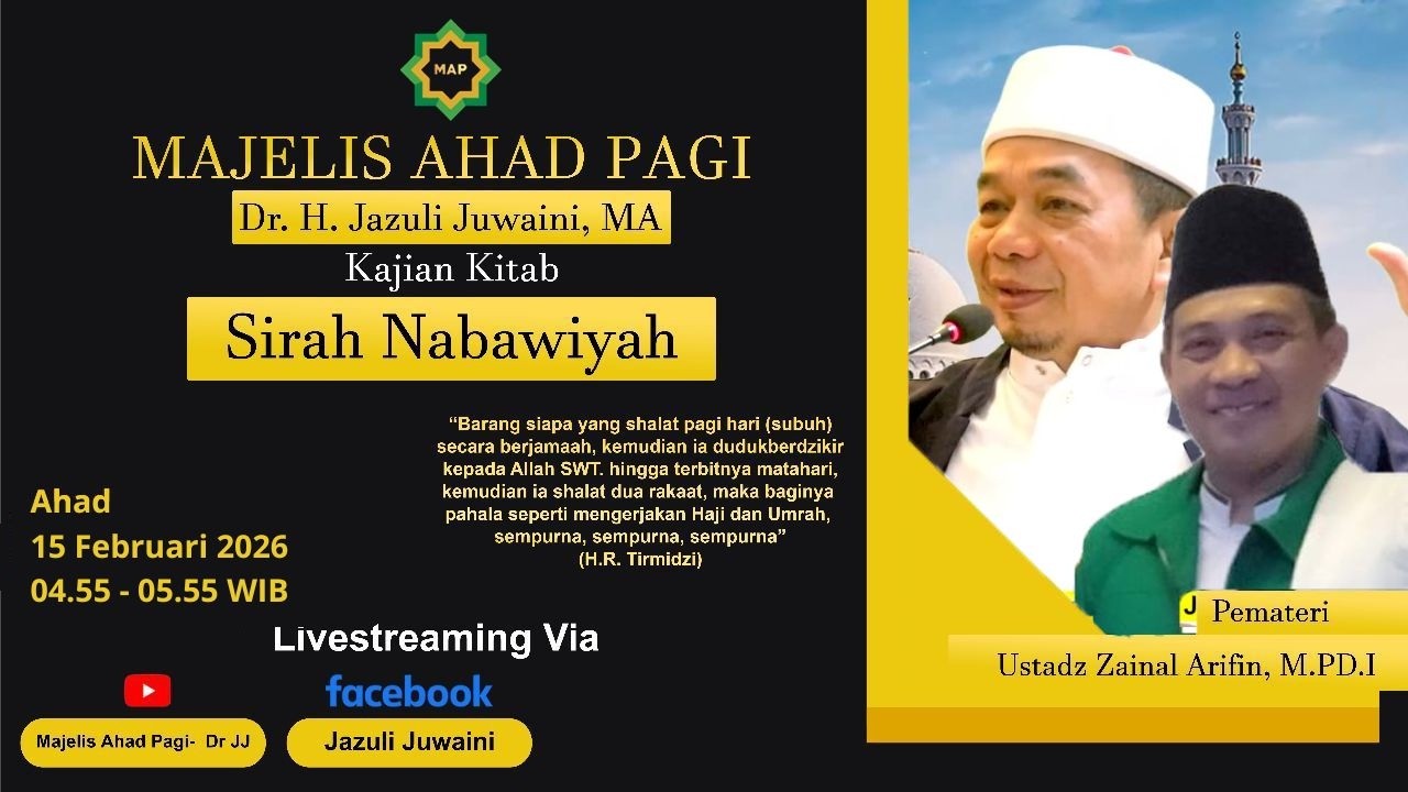 Majelis Ahad Pagi bersama Ustad Zainal Arifin, M.PD.I.