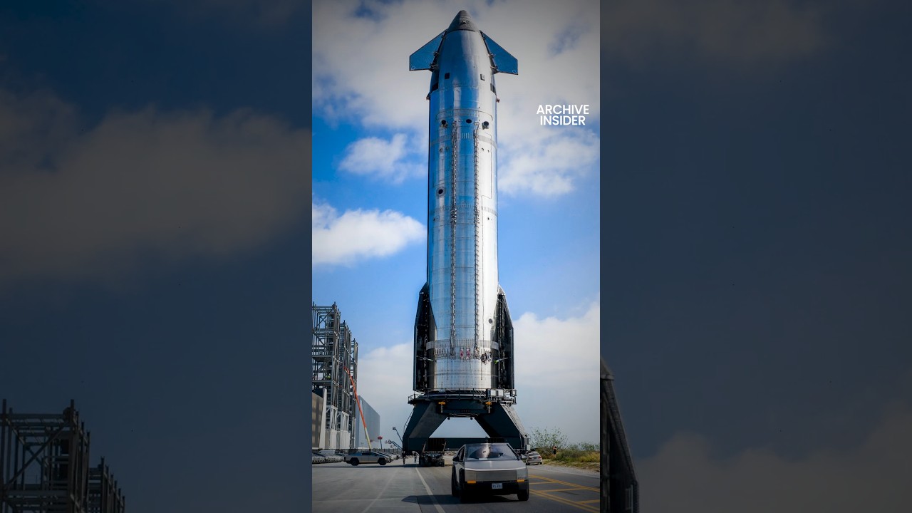 Elon Musk's New V3 SN1 Starship at Boca Chica, Starbase Texas #shorts