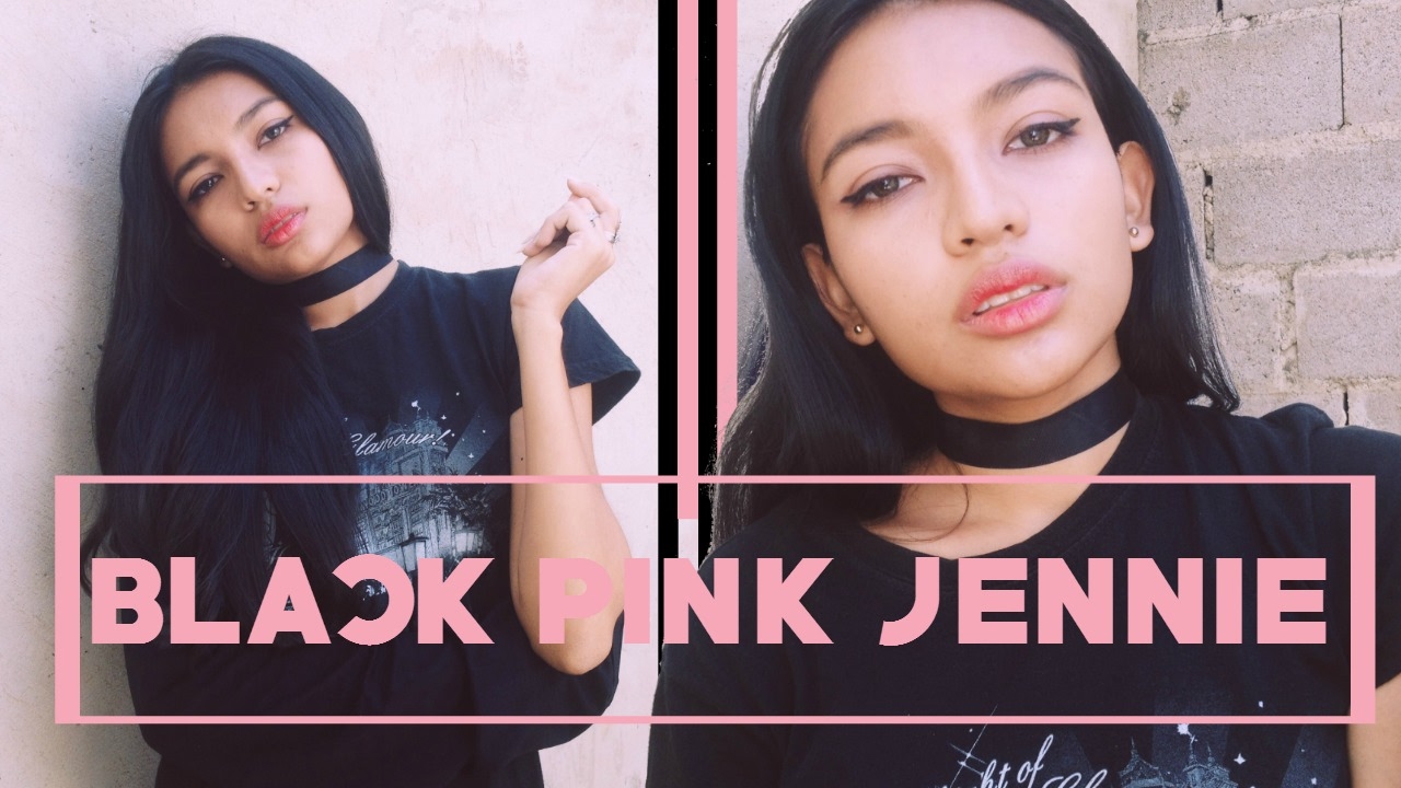 BLACK PINK JENNIE MAKEUP TUTORIAL | Andrea Maldonado