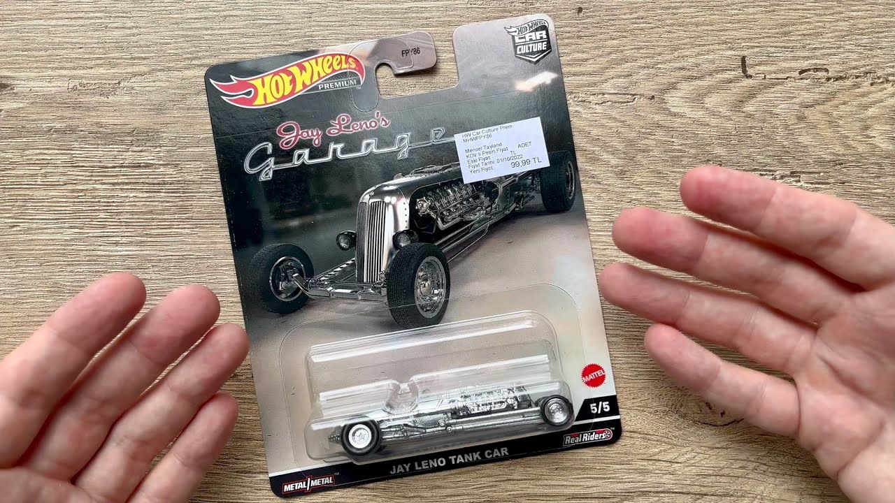 NOWADAYS.COLLECTORS: 2021 Hot Wheels Premium Car Culture Jay Leno's Garage Jay Leno Tank Car HCJ85