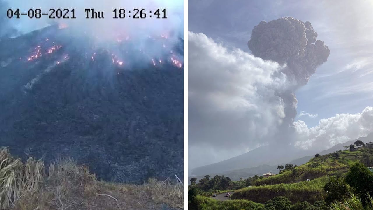 Saint Vincent volcano eruption sparks mass evacuation