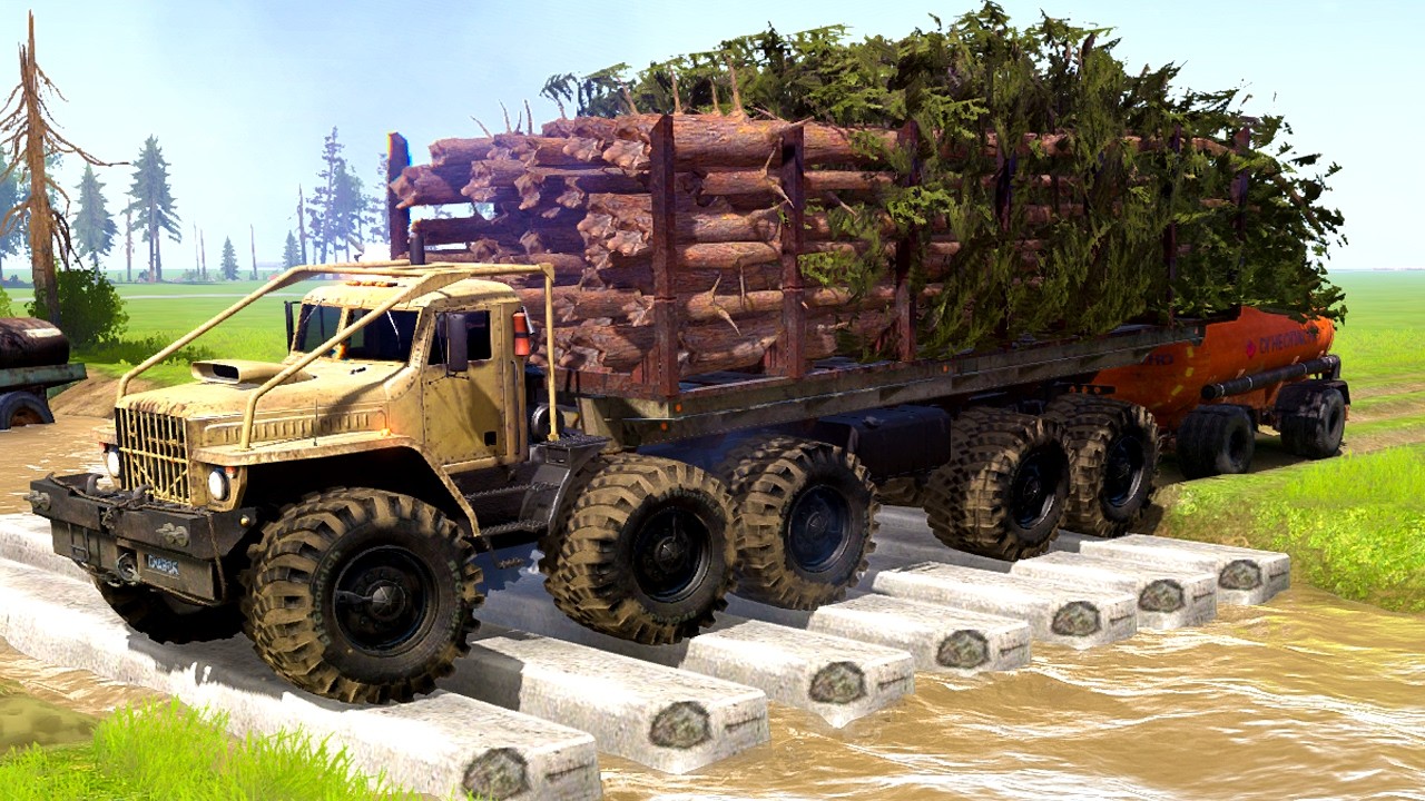 This Truck Gets Stuck in IMPOSSIBLE Terrain | MudRunner