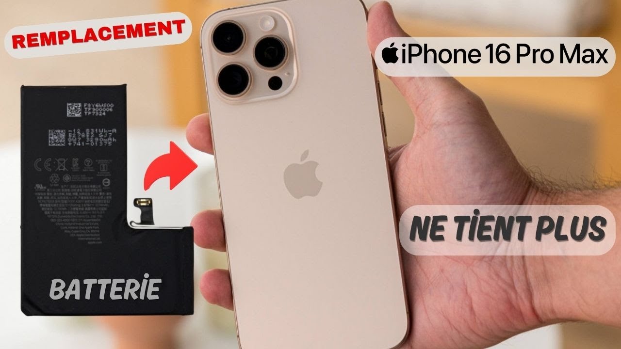 iPhone 16 Pro Max Surchauffe, Gonflée, Décharge Vite? C'est la Faute de la Batterie!