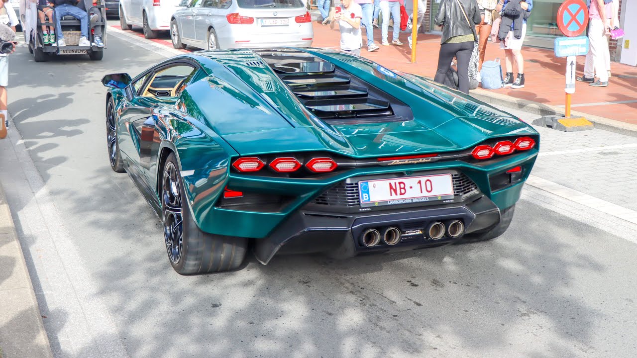 Best of Zoute Grand Prix 2023 SATURDAY | LFA, Chiron Supersport, NEW Countach LPI 800-4, Purosangue