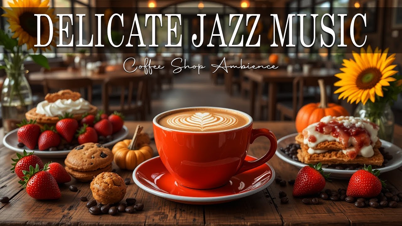Delicate Jazz Music ☕ Bossa Nova instrumental for Stress Relief, Working & Holiday