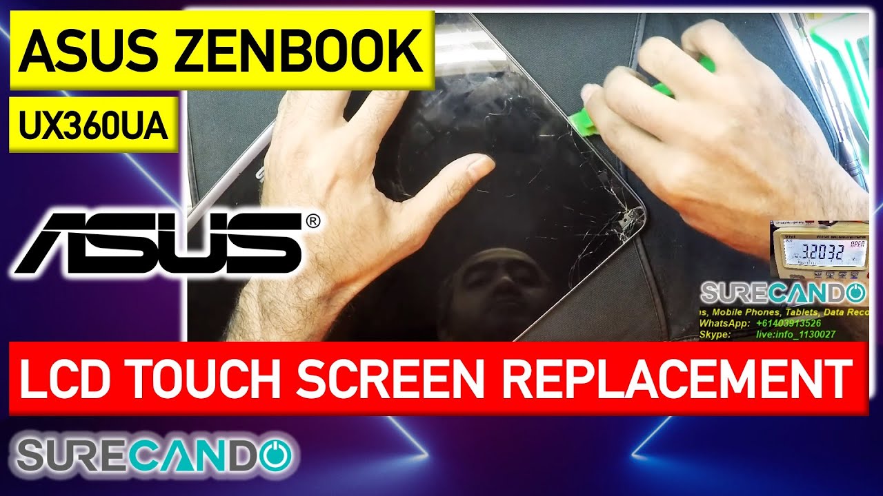 ASUS ZenBook Flip UX360UA UX360 Touchscreen Convertible Laptop LCD touchscreen Replacement Guideline