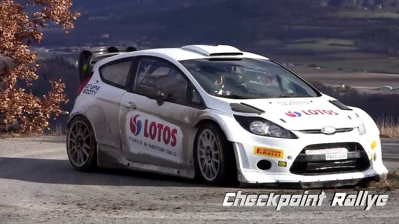 TEST Monte Carlo 2015 Robert Kubica Fiesta WRC PURE Sound