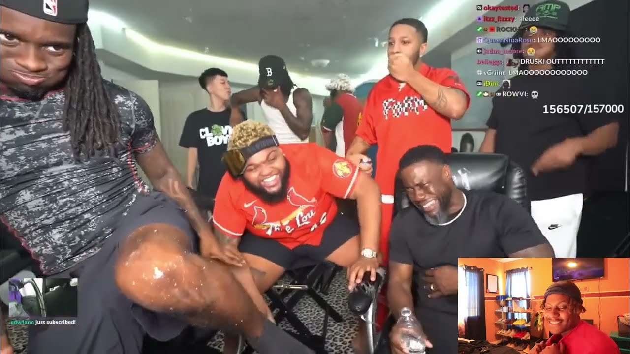 THIS WAS A LEGENDARY VIDEO W/ KEVIN HART DRUSKII KAI AND AMP !!!!!! | REACTING TO TRY NOT TO LAUGH