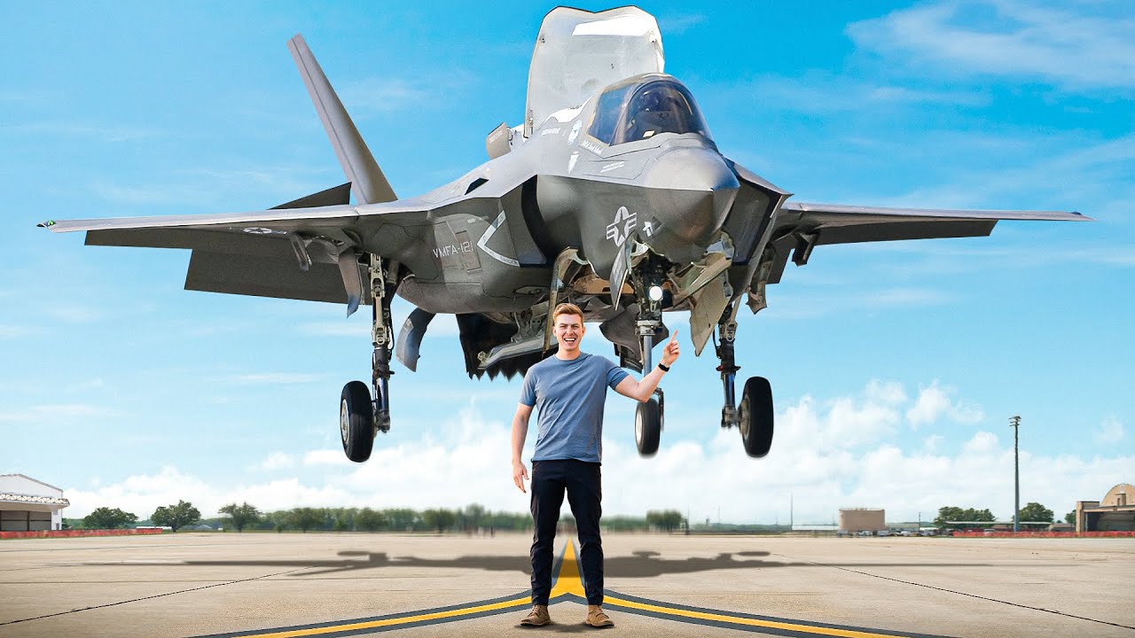 Полет на стелс-истребителе F-35B Корпуса морской пехоты
