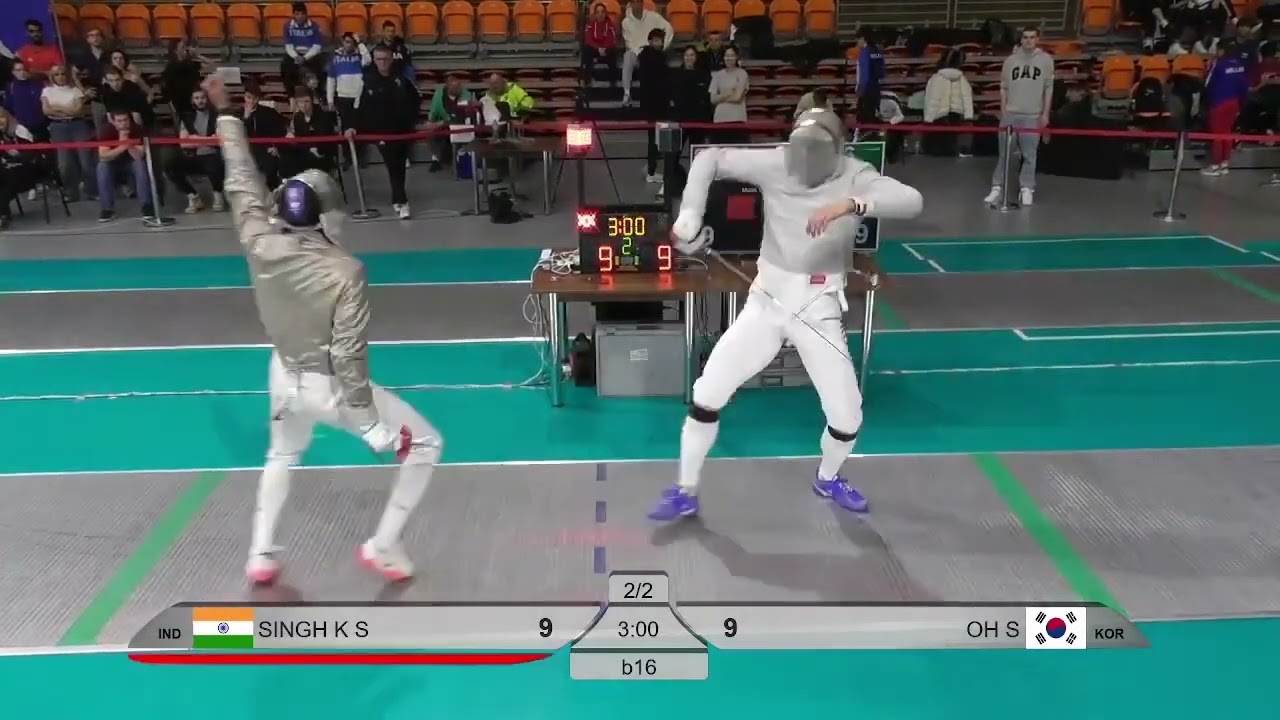 Plovdiv World Cup 2025 SMS - L16 - Karan Singh IND v Oh Sanguk KOR