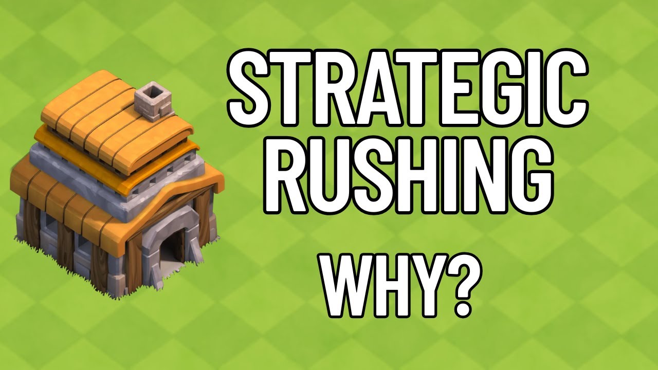 Trying the Strategy I Hate the Most: Strategic Rushing in Clash of Clans