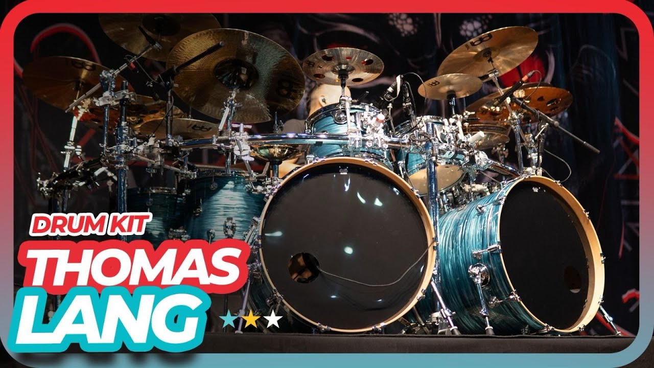 O KIT DE BATERIA DE THOMAS LANG NO BRASIL (feat. Lufeh Batera)