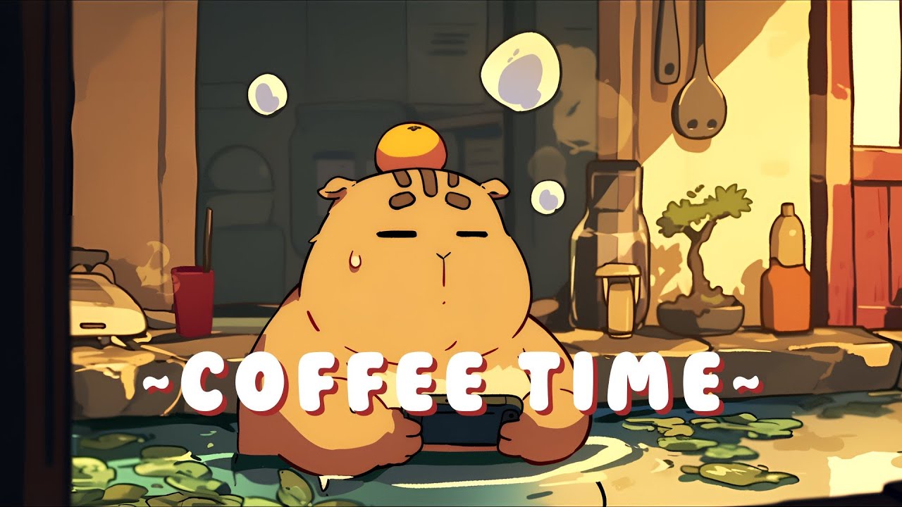 [60 Minutes] Capybara Beat Station | Relaxing Music for Work/Study 🦫 🎵 ✨