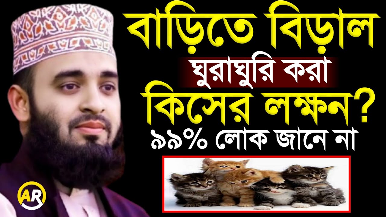 বাড়িতে বিড়াল ঘুরাঘুরি করা কিসের লক্ষন? ৯৯% লোক জানে না । মিজানুর রহমান আজহারী 6 Feb 202621:50