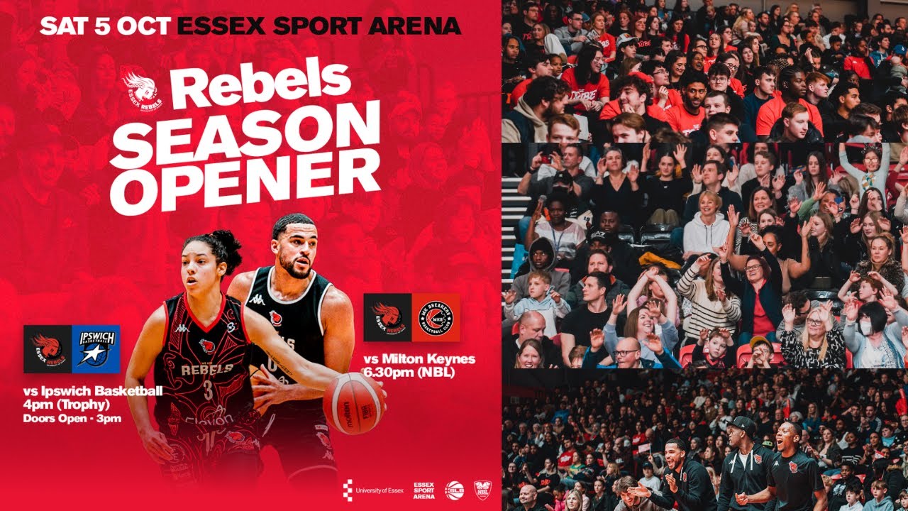 Essex Rebels vs Ipswich Basketball (Betty Codona Trophy) - LIVE