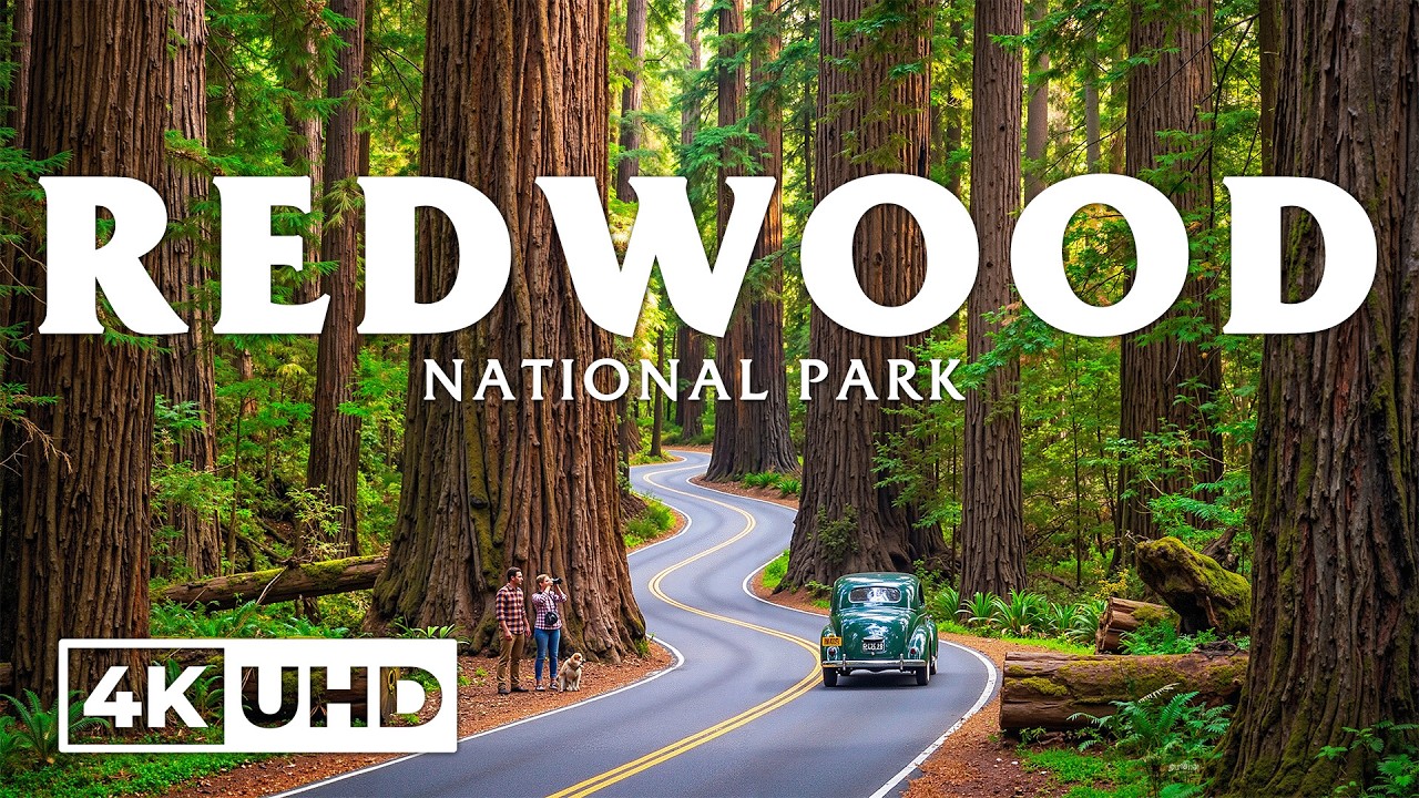 Redwood National Park 4K UHD 🌲 Explore the World&rsquo;s Tallest Trees, Ancient Forests & Scenic Views